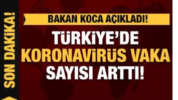 T&Uuml;RKİYE'DE KORONAVİR&Uuml;S VAKA SAYISI ARTTI