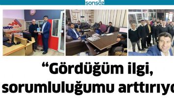 &ldquo;G&Ouml;RD&Uuml;Ğ&Uuml;M İLGİ, SORUMLULUĞUMU ARTTIRIYOR&rdquo;