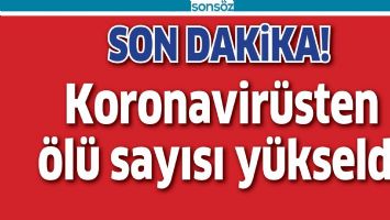 Koronavir&uuml;sten &ouml;l&uuml; sayısı y&uuml;kseldi