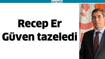 RECEP ER G&Uuml;VEN TAZELEDİ