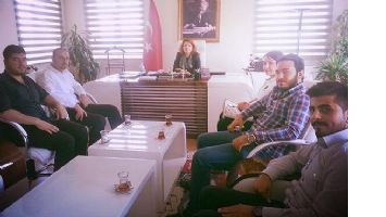 TGK&rsquo;LI GEN&Ccedil;LER KAYMAKAM&rsquo;I ZİYARET ETTİ