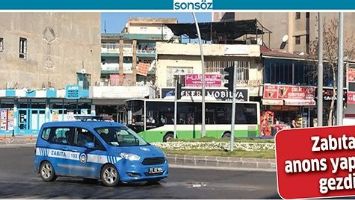 ZABITA, ANONS YAPARAK GEZDİ