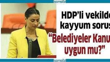 &ldquo;BELEDİYELER KANUN&rsquo;U UYGUN MU?&rdquo;