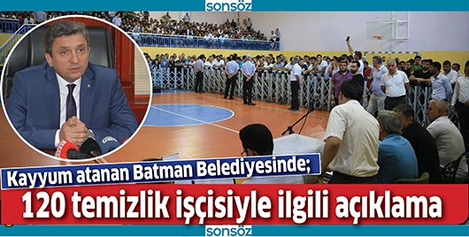 120 TEMİZLİK İŞ&Ccedil;İSİYLE İLGİLİ A&Ccedil;IKLAMA