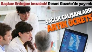 Sağlık &ccedil;alışanlarına &uuml;cretsiz