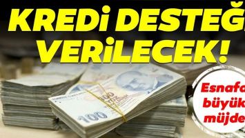 KREDİ DESTEĞİ VERİLECEK