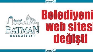 BELEDİYENİN WEB SİTESİ DEĞİŞTİ