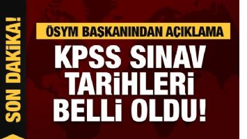 KPSS'NİN YAPILACAĞI TARİH BELLİ OLDU