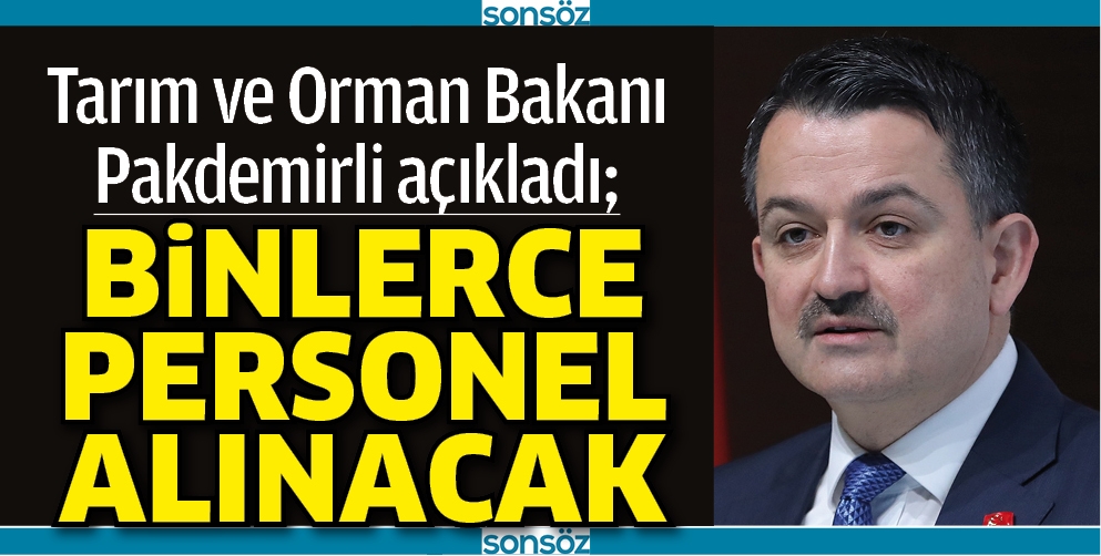 TARIM VE ORMAN BAKANI PAKDEMİRLİ A&Ccedil;IKLADI