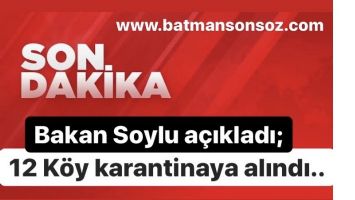 Bakan Soylu a&ccedil;ıkladı;