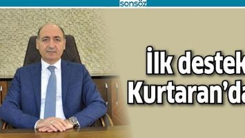 İLK DESTEK KURTARAN&rsquo;DAN
