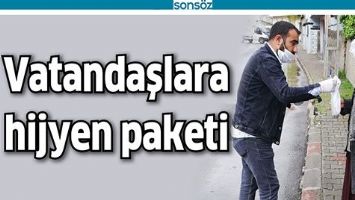 VATANDAŞLARA HİJYEN PAKETİ