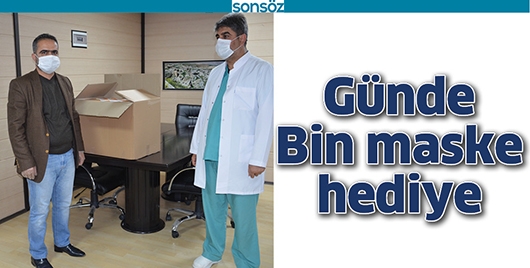 G&Uuml;NDE BİN MASKE HEDİYE