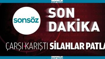 &Ccedil;ARŞI KARIŞTI SİLAHLAR PATLADI