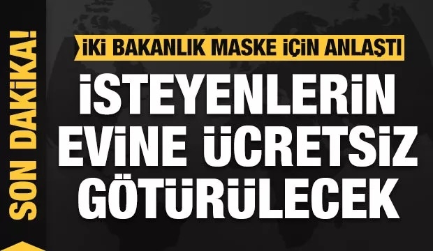 &Uuml;CRETSİZ MASKE DAĞITIMI BAŞLIYOR