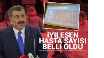 İYİLEŞEN HASTA SAYISI BELLİ OLDU