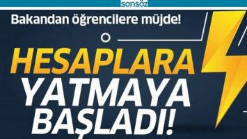 BAKANDAN &Ouml;ĞRENCİLERE M&Uuml;JDE