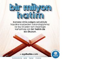 1 MİLYON HATİM DUYURUSU;