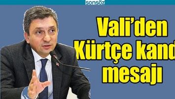 VALİ&rsquo;DEN K&Uuml;RT&Ccedil;E KANDİL MESAJI