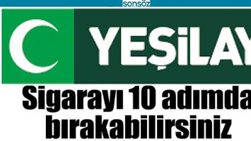 SİGARAYI 10 ADIMDA BIRAKABİLİRSİNİZ