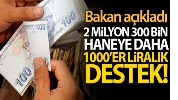 2 milyon 300 bin aileye sosyal yardım dağıtılacak!