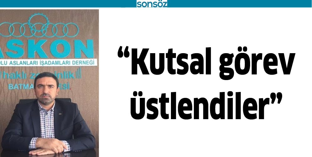 &ldquo;Kutsal g&ouml;rev &uuml;stlendiler&rdquo;