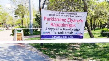 PARKLAR KAPATILDI!
