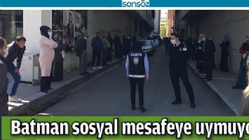 BATMAN SOSYAL MESAFEYE UYMUYOR!