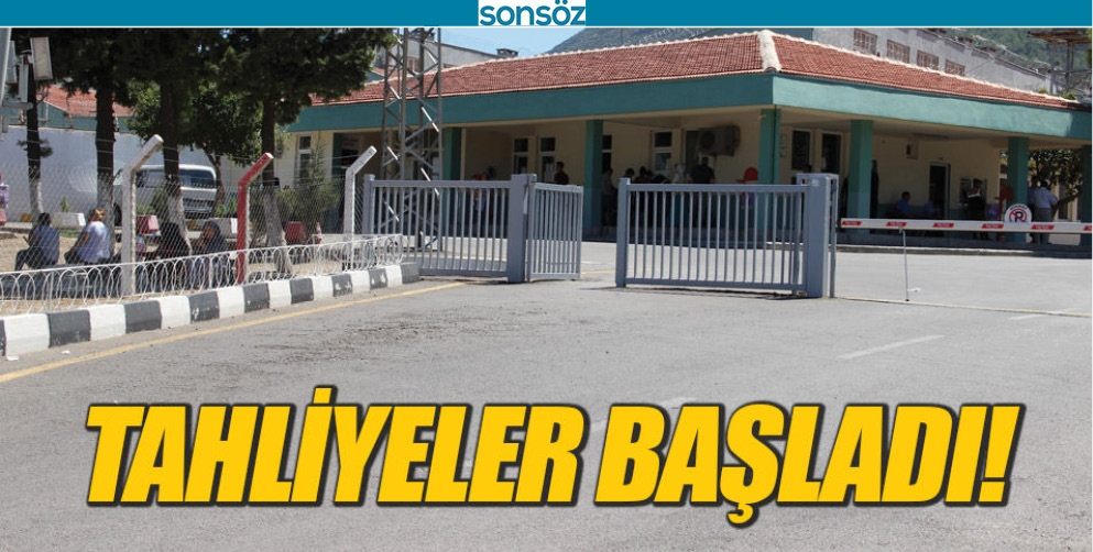 TAHLİYELER BAŞLADI