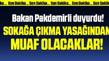 BAKAN PAKDEMİRLİ A&Ccedil;IKLADI