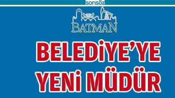 Belediye'ye yeni m&uuml;d&uuml;r