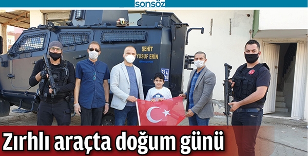 ZIRHLI ARA&Ccedil;TA DOĞUM G&Uuml;N&Uuml;