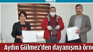AYDIN G&Uuml;LMEZ&rsquo;DEN DAYANIŞMA &Ouml;RNEĞİ