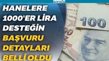 1000'er lira desteğin başvuru detayları belli oldu