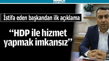 İSTİFA EDEN BAŞKANDAN İLK A&Ccedil;IKLAMA