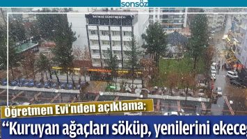 &Ouml;ĞRETMEN EVİ&rsquo;NDEN A&Ccedil;IKLAMA