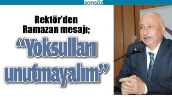 REKT&Ouml;R&rsquo;DEN RAMAZAN MESAJI