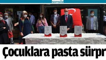 BATMAN'DA &Ccedil;OCUKLARA PASTA S&Uuml;RPRİZİ