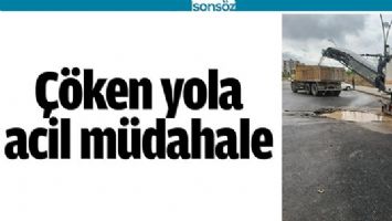 &Ccedil;&Ouml;KEN YOLA ACİL M&Uuml;DAHALE