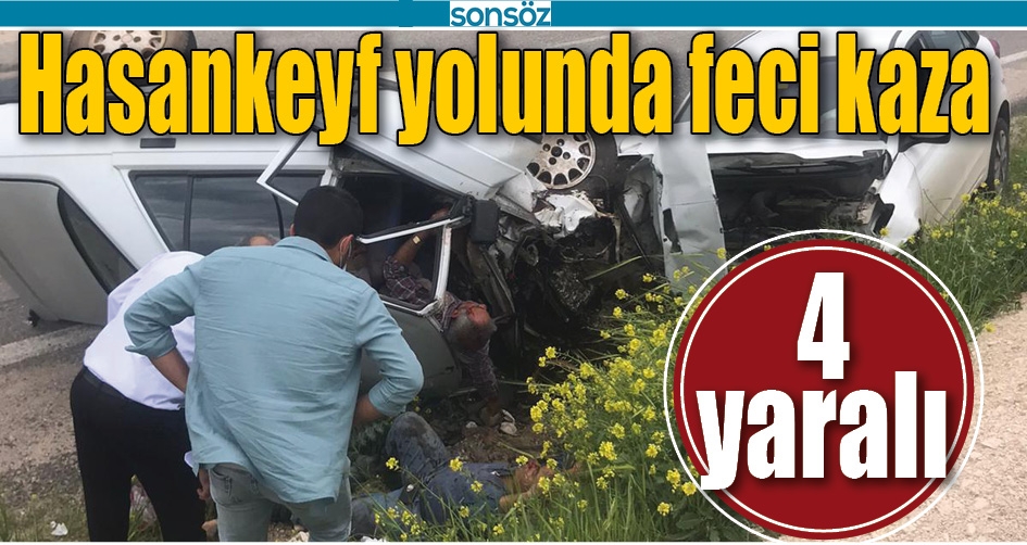 HASANKEYF YOLUNDA FECİ KAZA