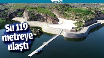 SU 119 METREYE ULAŞTI