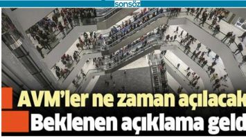 AVM A&Ccedil;ILIŞ TARİHİ BELLİ OLDU