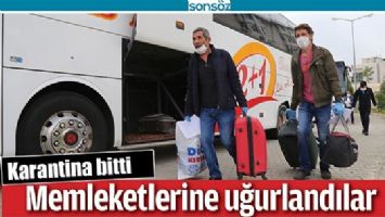 KARANTİNA BİTTİ
