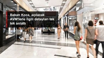 AVM'LERLE İLGİLİ DETAYLAR BELLİ OLDU