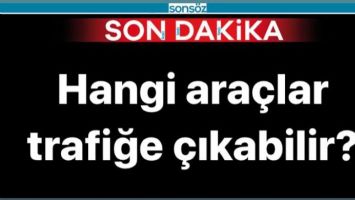 HANGİ ARA&Ccedil;LAR TRAFİĞE &Ccedil;IKABİLİR?
