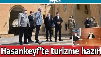 HASANKEYF'TE TURİZME HAZIRLIK
