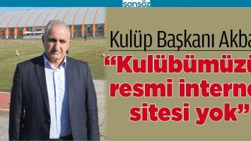 &ldquo;KUL&Uuml;B&Uuml;M&Uuml;Z&Uuml;N RESMİ İNTERNET SİTESİ YOK&rdquo;