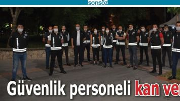 G&uuml;venlik personeli kan verdi