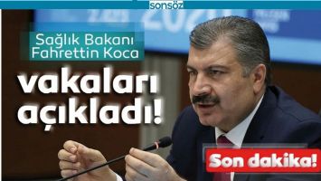 Sağlık Bakanı Fahrettin korona vir&uuml;s vaka ve vefat sayısını a&ccedil;ıkladı