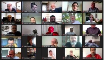 T&Uuml;RKİYE GAZETECİLER KONFEDERASYONU, VİDEO KONFERANSTA BULUŞTU